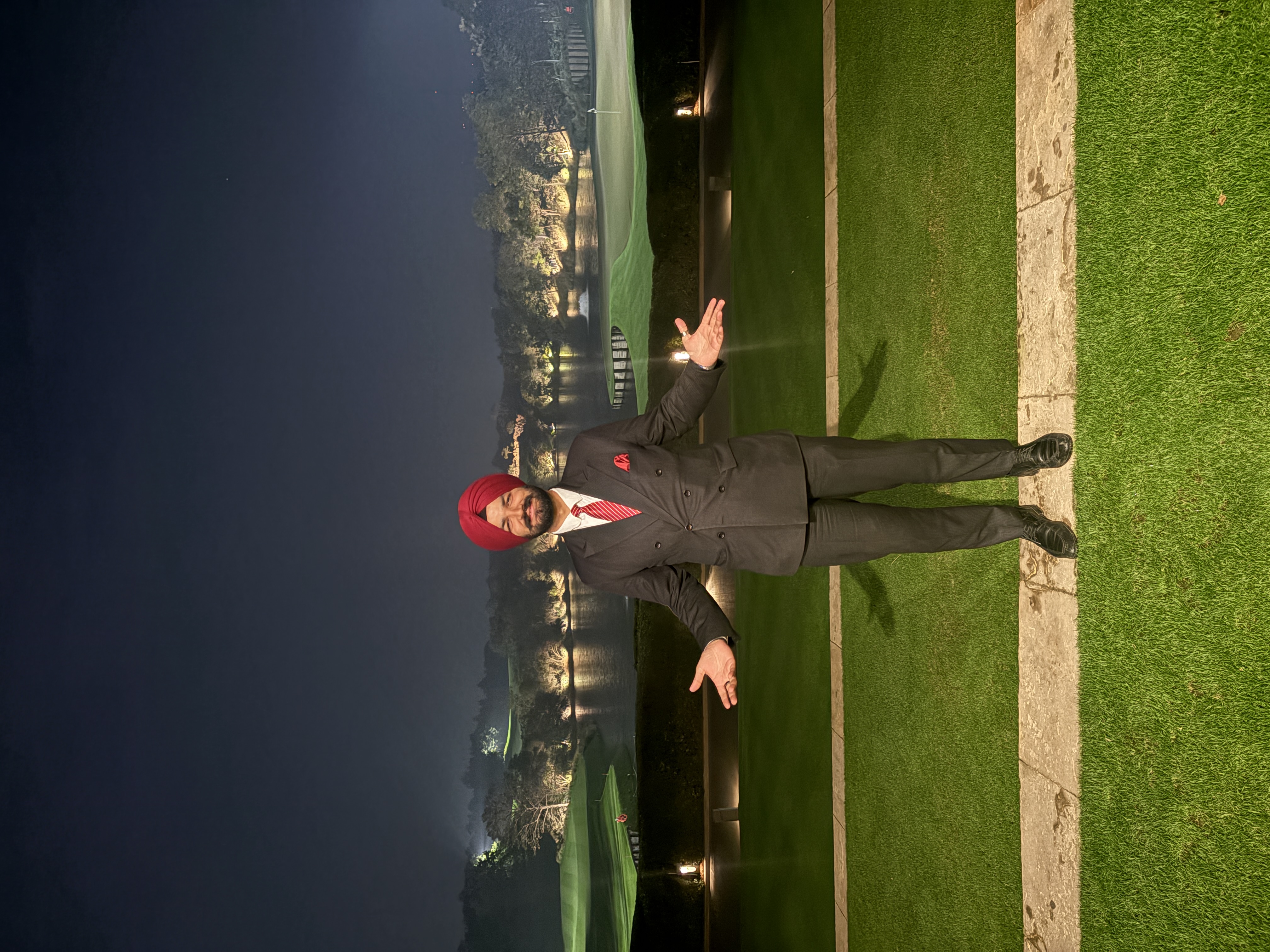Pukhraj Bedi at an evening hospitality venue